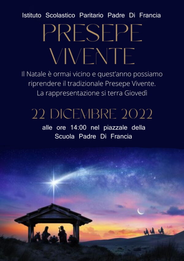 Locandina presepe vivente